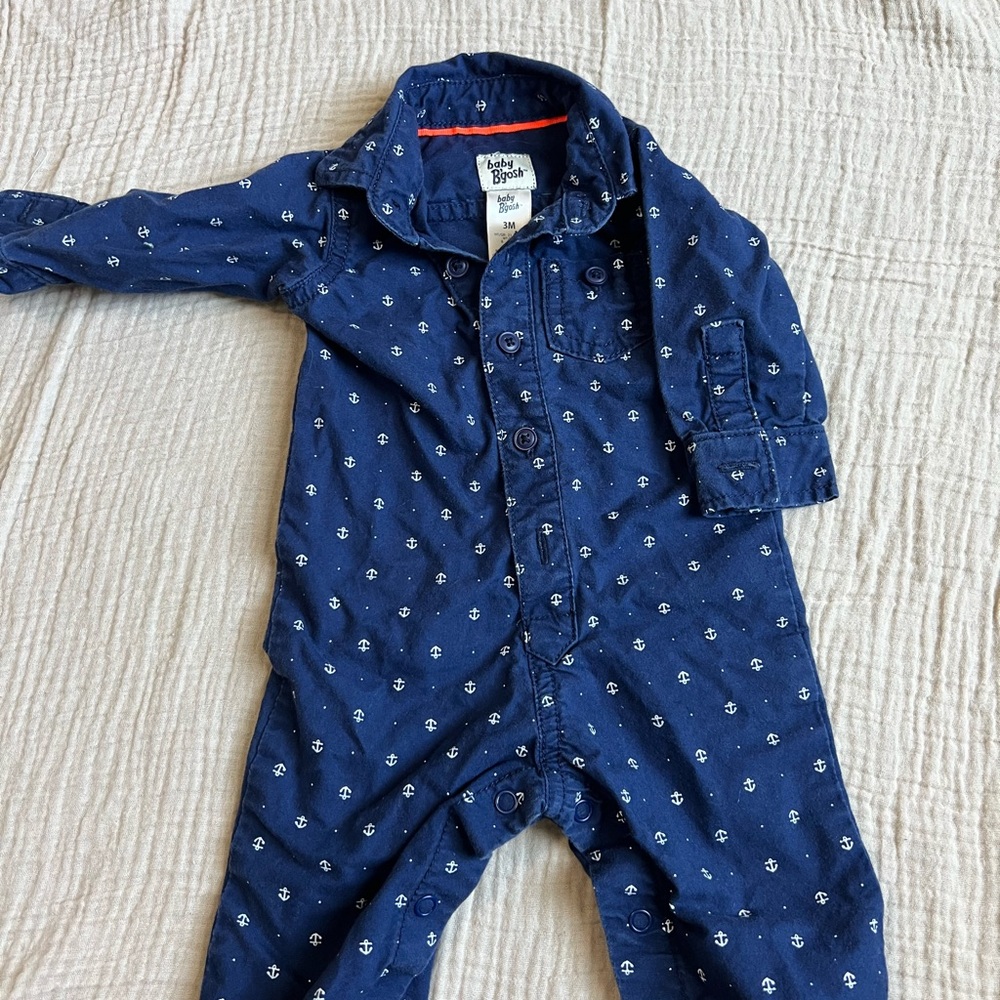 Blue Anchor Kids One Piece